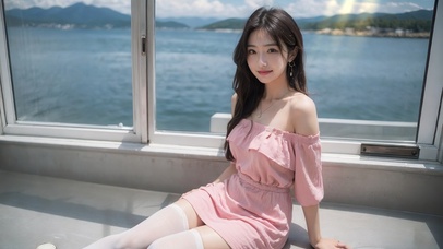 清纯甜美的美女