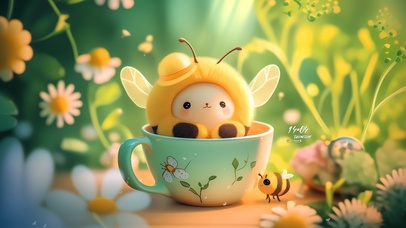 可爱小蜜蜂
