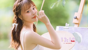 清纯可爱女画师