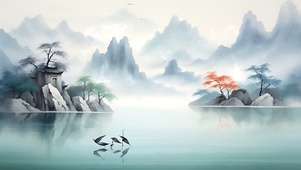古风山水