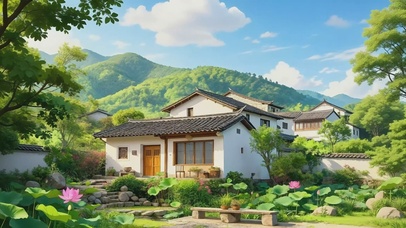 荷香山居的治愈日常