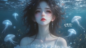 唯美水下水母伴舞