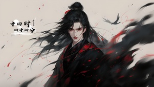 水墨少年