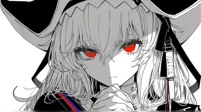 黑白少女-归溟幽灵鲨