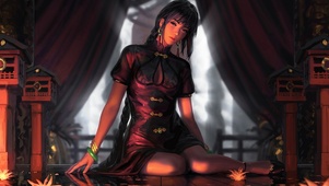 旗袍少女