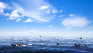 海上船只