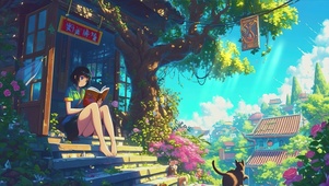 唯美动漫场景