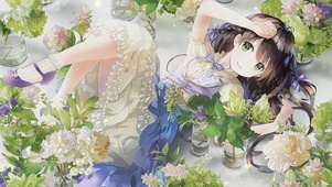 插花女孩