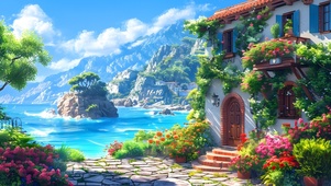 治愈白云小屋