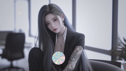 办公室制服美女 