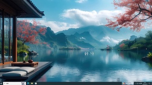 禅意山水主题