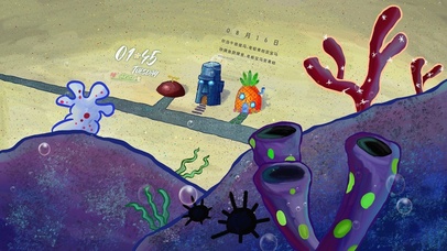 海绵宝宝派大星海底世界