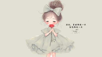 可爱清纯小女孩