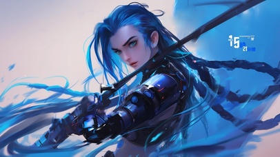 机甲战士 金克丝