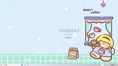 来杯咖啡吧  电脑主题