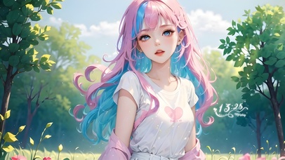 4k文艺可爱女孩