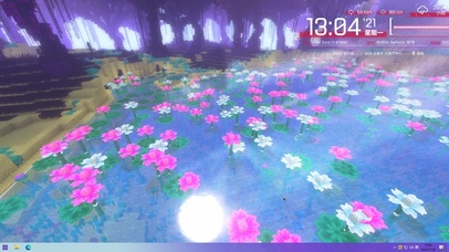 我的世界 黑暗中的荷花池