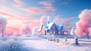 4k雪景