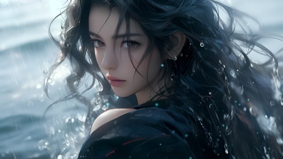 长发美女