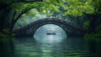 翠桥烟舟