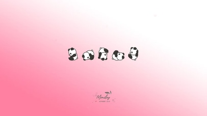 小熊猫简约壁纸