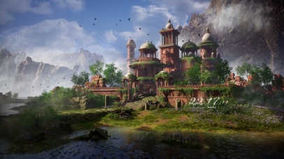 4K唯美治愈废墟神殿