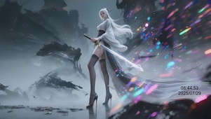 水墨女剑士2