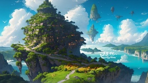 唯美白云大山