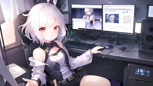 电竞可爱少女
