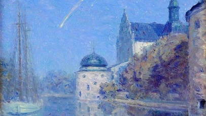 冰雪繁星下的城堡