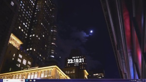城市月夜主题