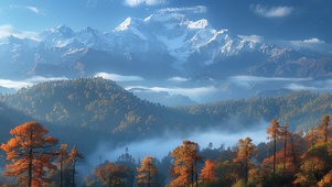 云雾群山