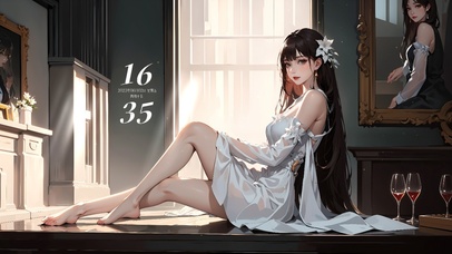 纯欲系长发女孩