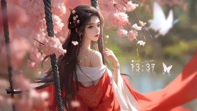 古风温婉清冷美女	