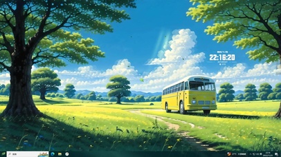 护眼主题--绿色治愈壁纸	