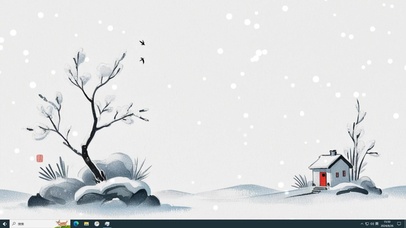 雪落江南  主题