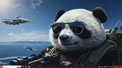 AI熊猫军团主题