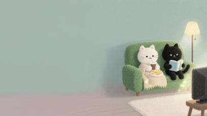 温馨小猫～看电视