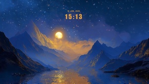 4K超高清 · 月夜山川