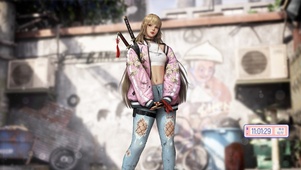 粉色女武士