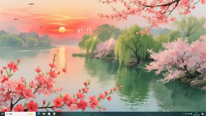 日出江花红胜火