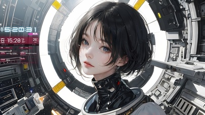 4k梦幻太空少女