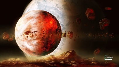 宇宙中的红色星球