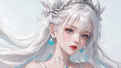 白发少女