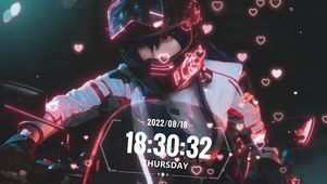 炫酷机车少女