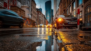 雨后城市