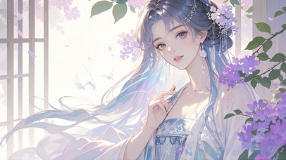 犹记遇卿丁香满庭廊