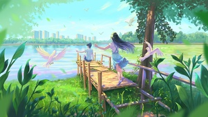 东湖夏景