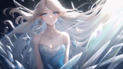 冰晶精灵少女