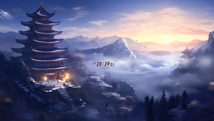 云雾缭绕